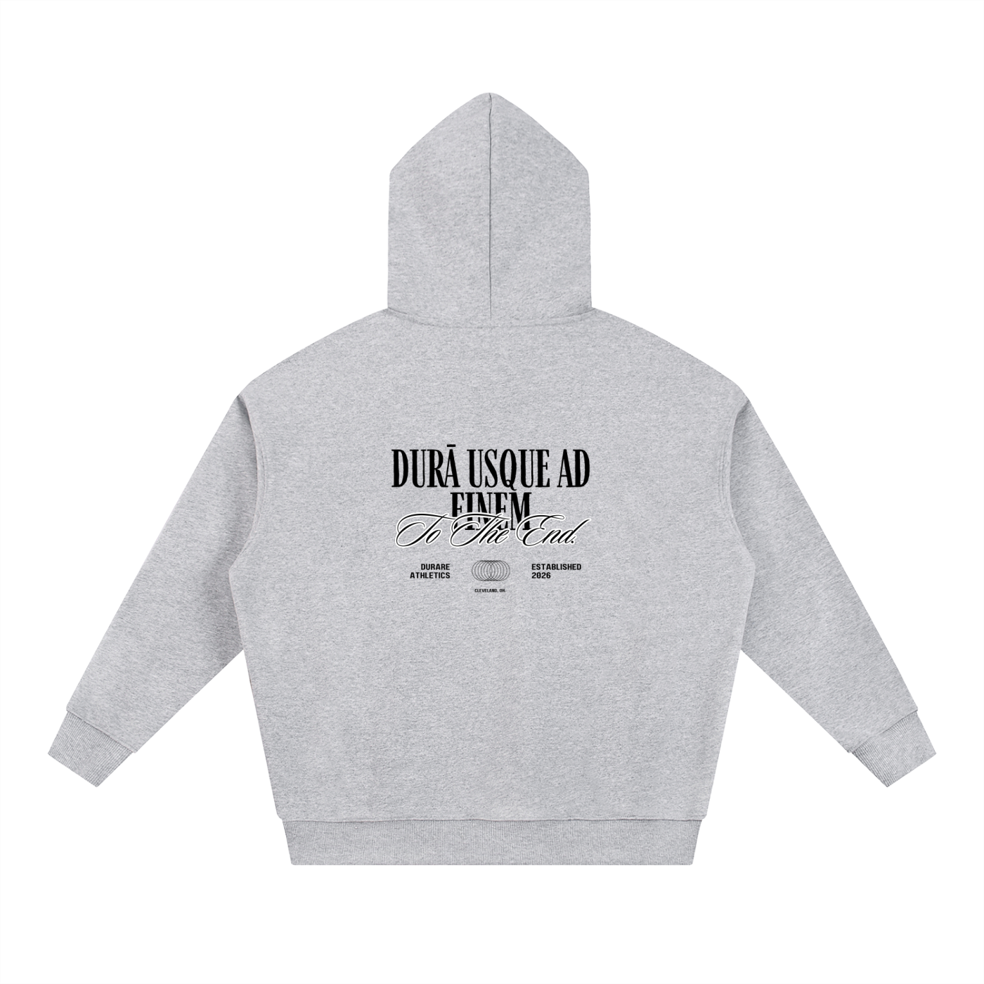 To The End Essential Heavyweight Hoodie