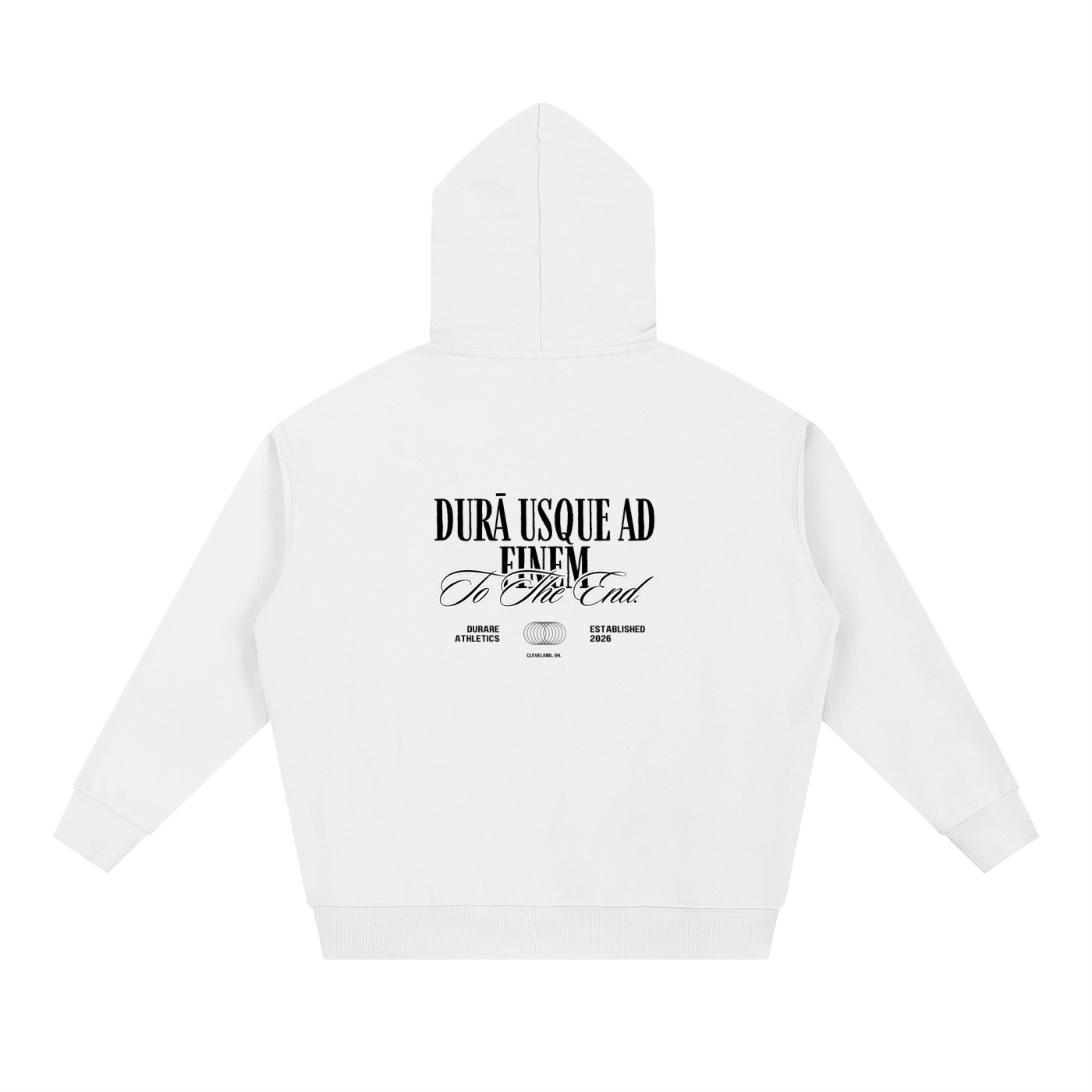 To The End Essential Heavyweight Hoodie