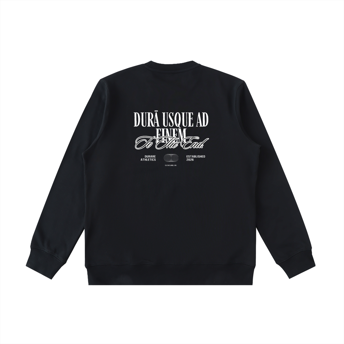 To The End Essential Heavyweight Crewneck Sweatshirt