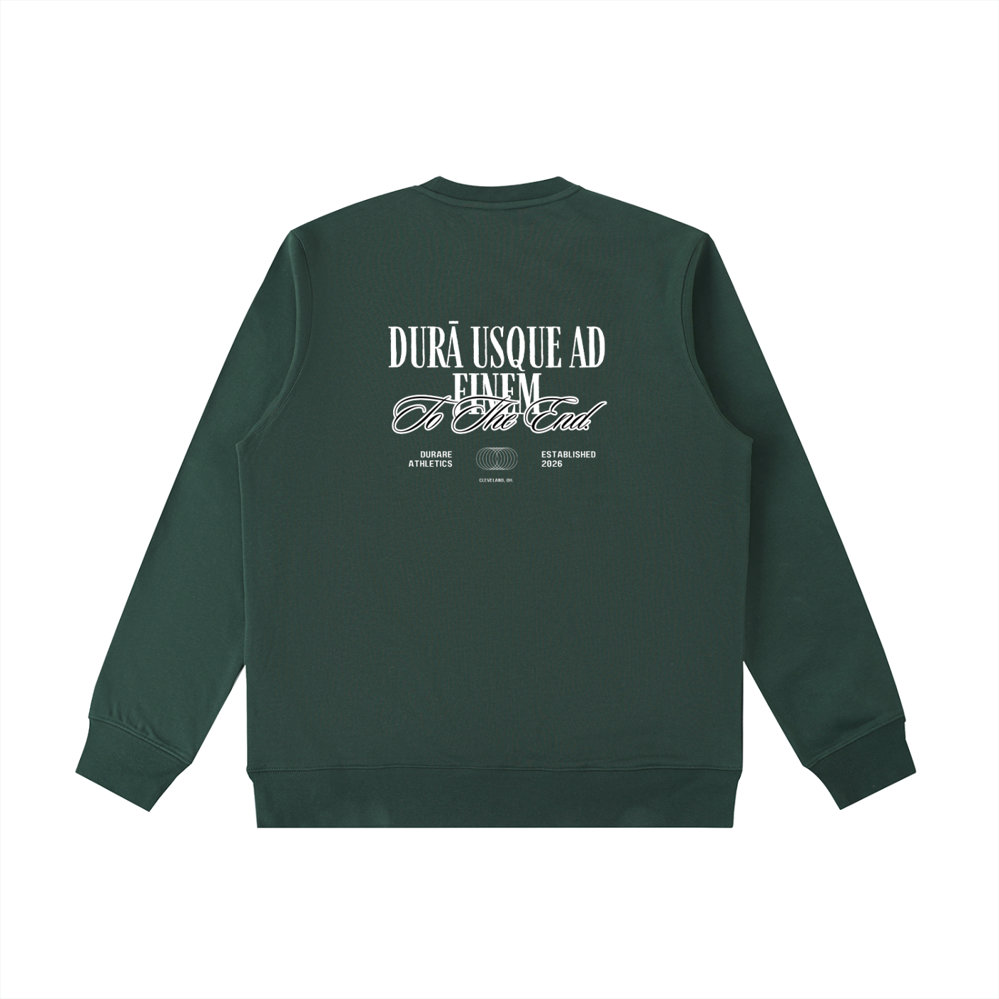 To The End Essential Heavyweight Crewneck Sweatshirt