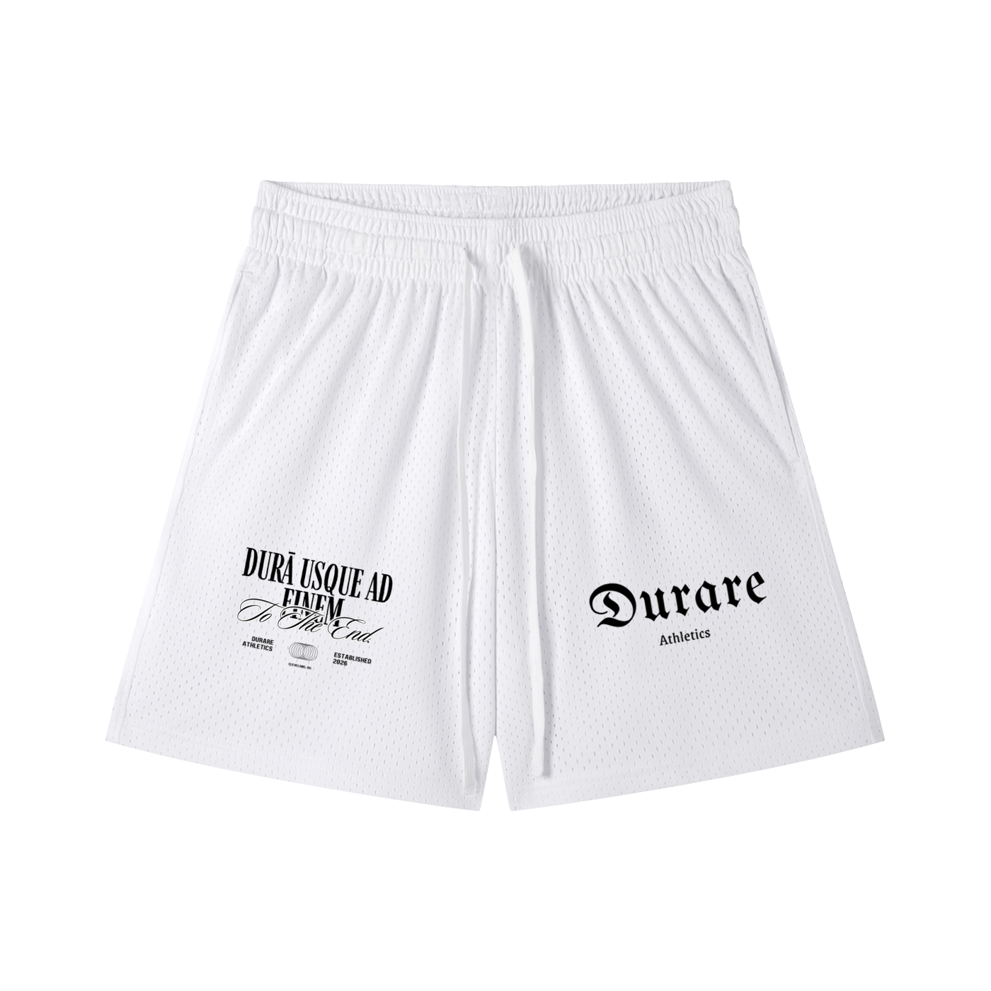To The End Mesh Drawstring Shorts