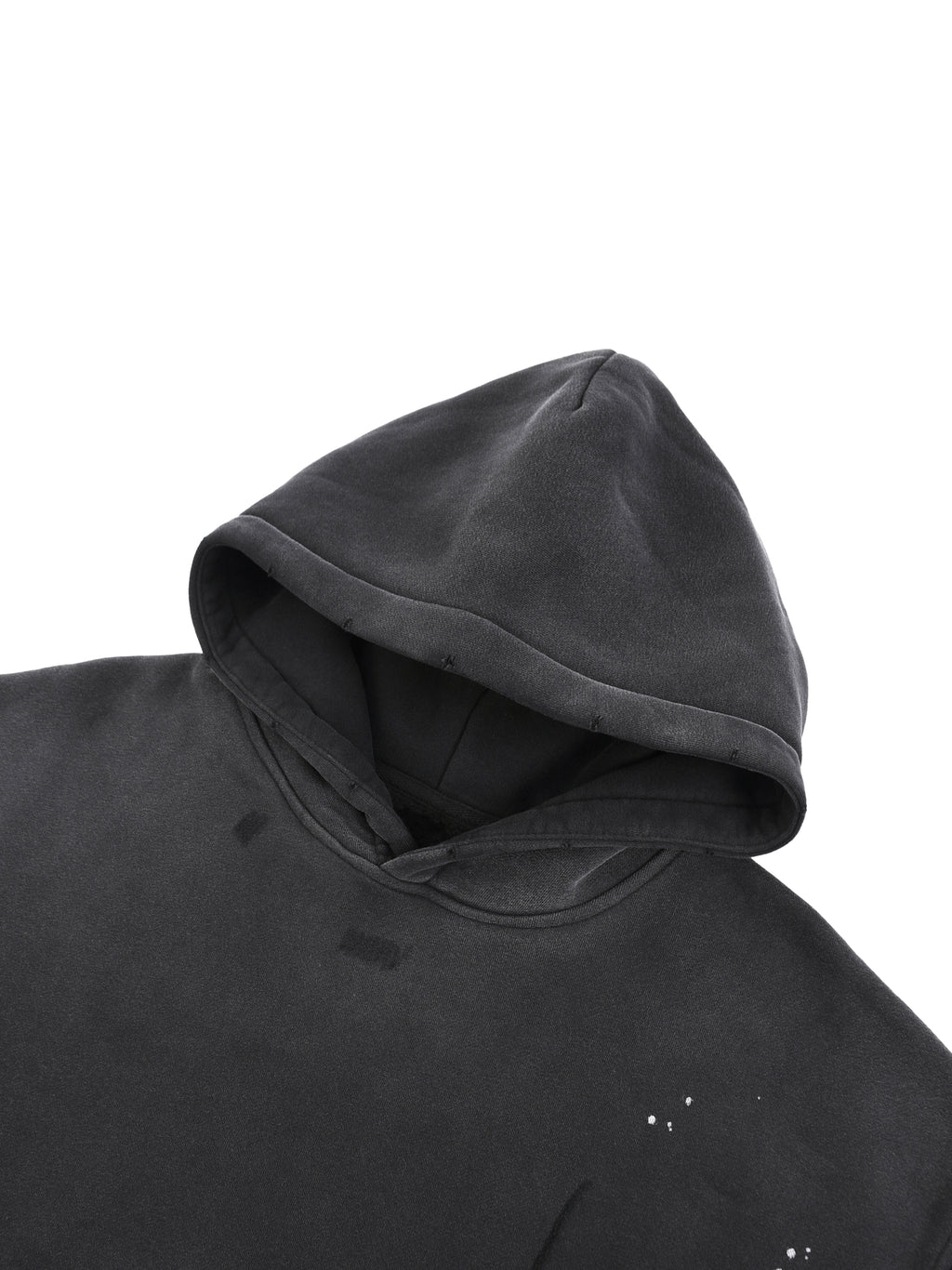 To The End Vintage Washed Frayed Fleece Hoodie