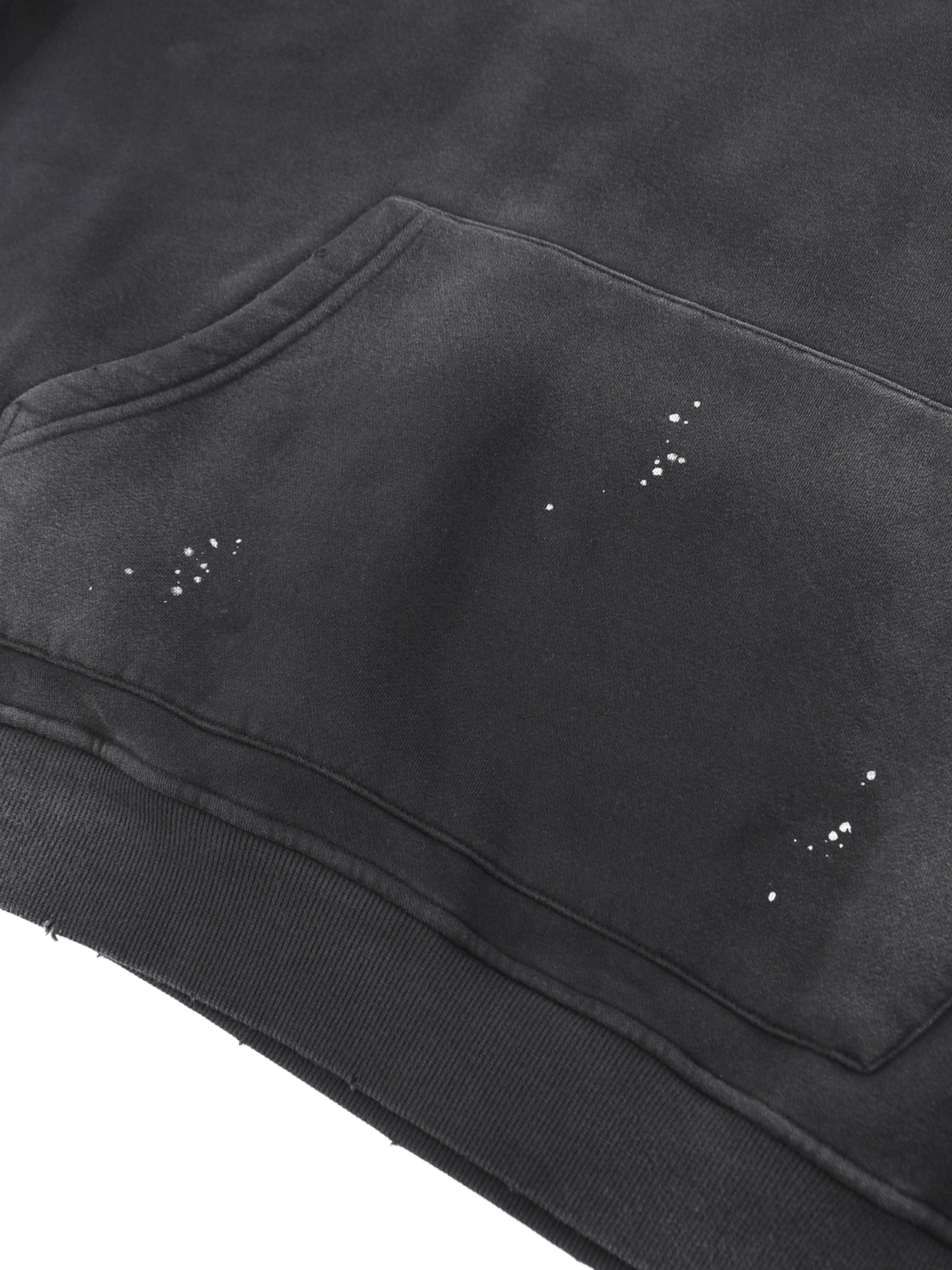 To The End Vintage Washed Frayed Fleece Hoodie