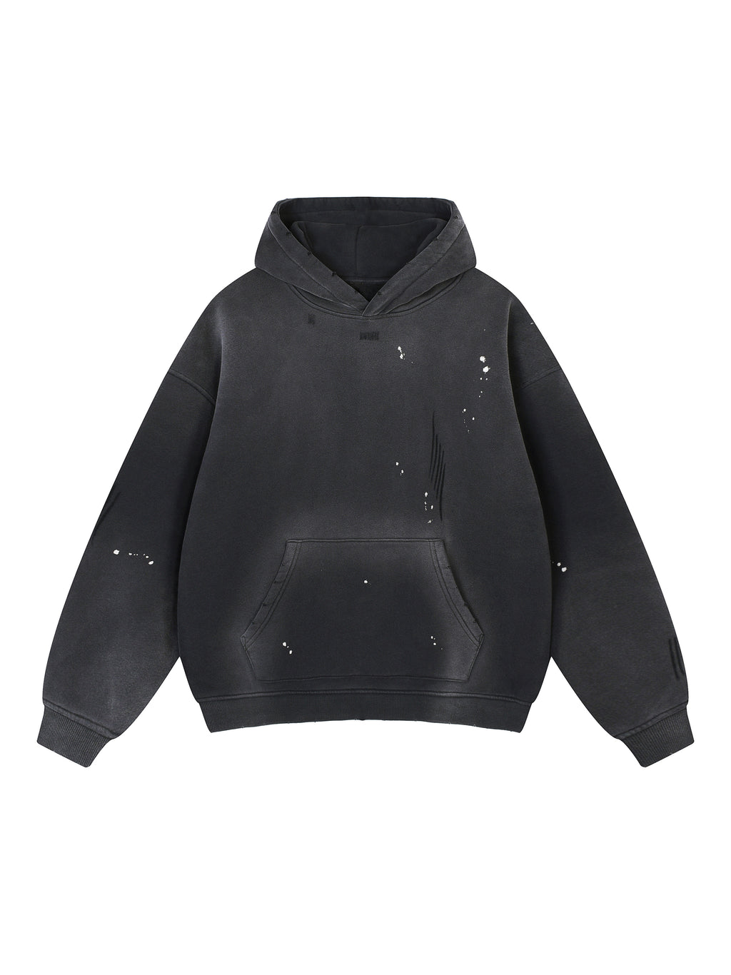 To The End Vintage Washed Frayed Fleece Hoodie