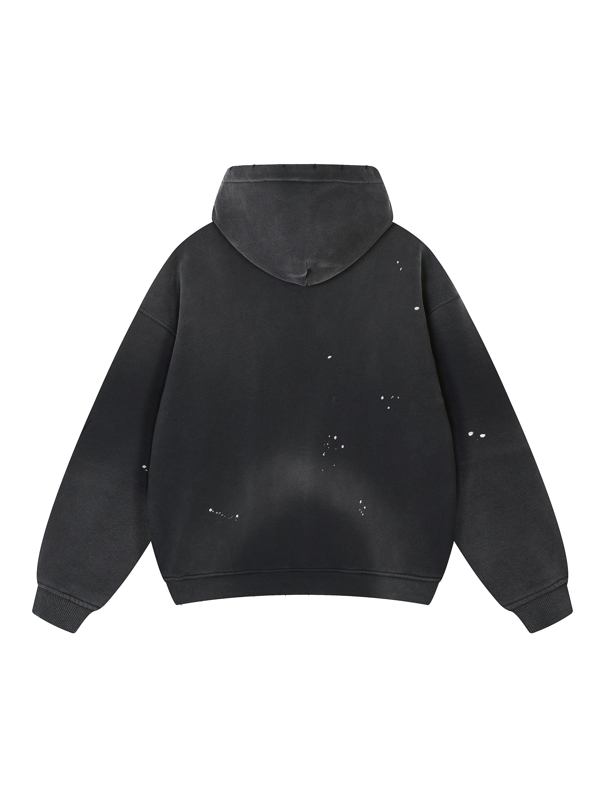 To The End Vintage Washed Frayed Fleece Hoodie
